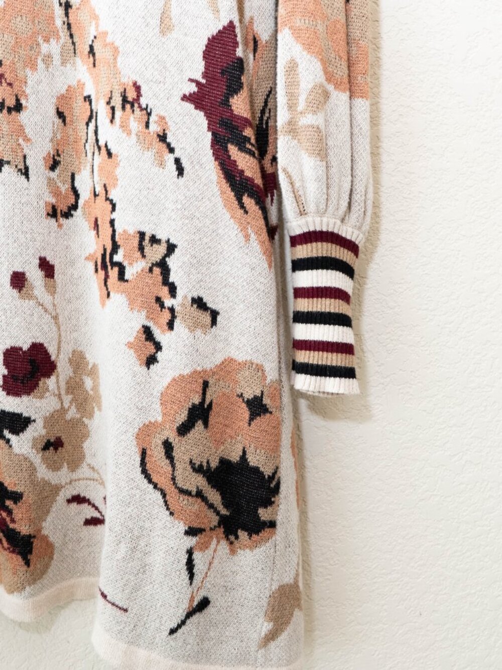 A Love Story Cardigan Medium Floral Duster Boho Cottagecore Pockets Long Cozy - Picture 13 of 13